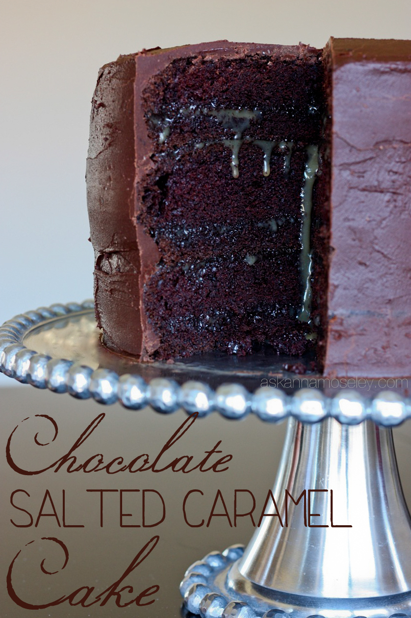 Chocolate salted caramel cake - Ask Anna