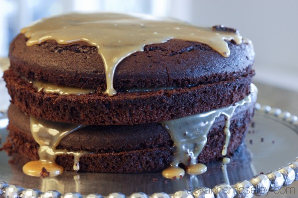 Chocolate salted caramel cake - Ask Anna