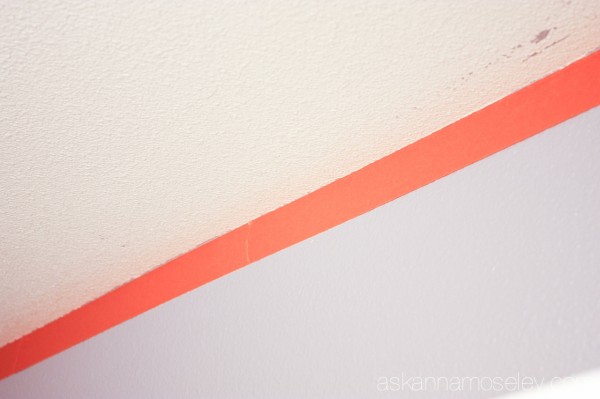 How to paint perfect lines on textured walls - Ask Anna