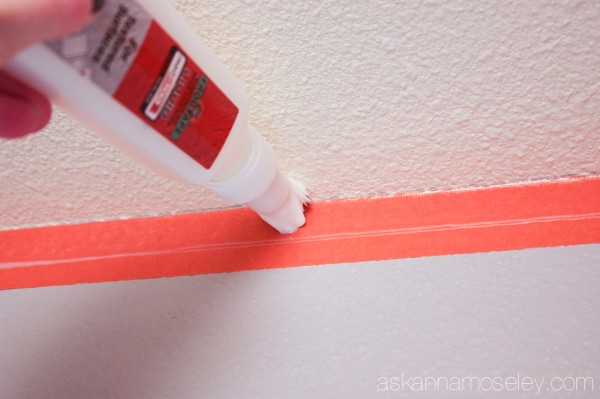 How to paint perfect lines on textured walls - Ask Anna