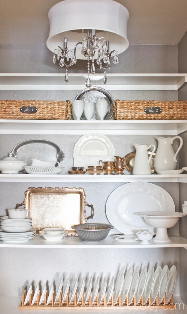 Gray and White Pantry Makeover - Ask Anna