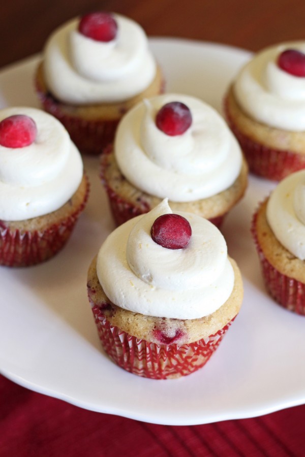 Gluten Free Vegan Cranberry Orange Cupcakes