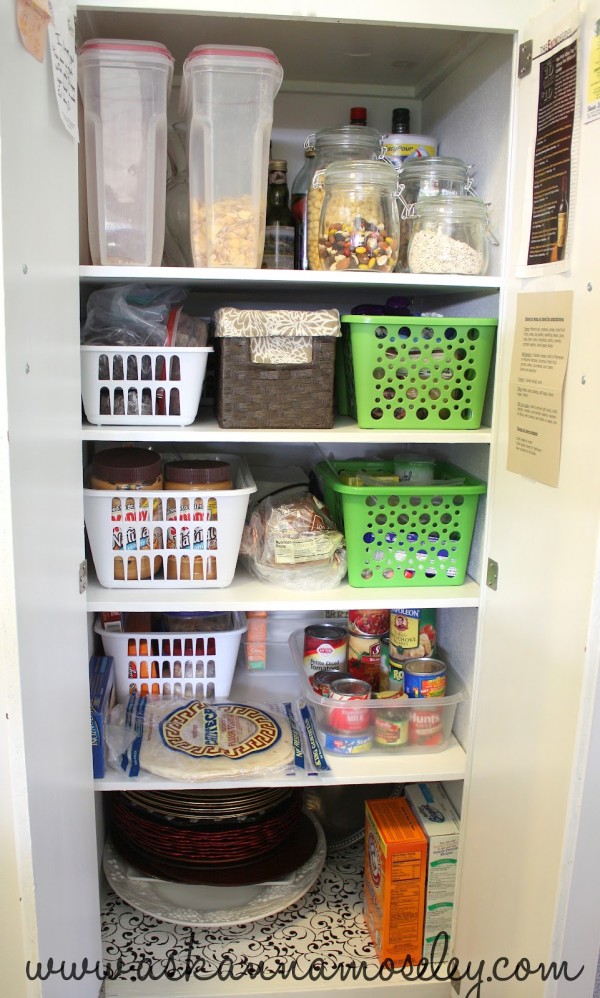 Organized pantry - Ask Anna