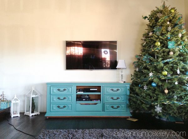 DIY dresser to TV console - Ask Anna