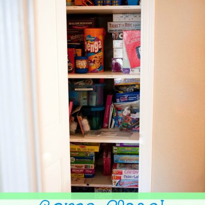 From Perfection to Reality ~ Game Closet Organization