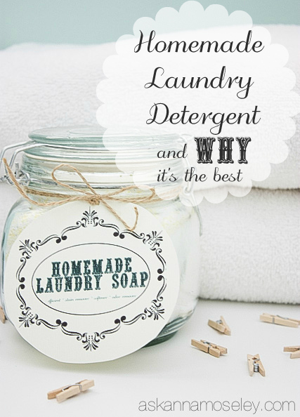 Homemade laundry detergent - Ask Anna