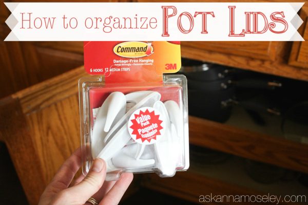 How to organize pot lids - Ask Anna