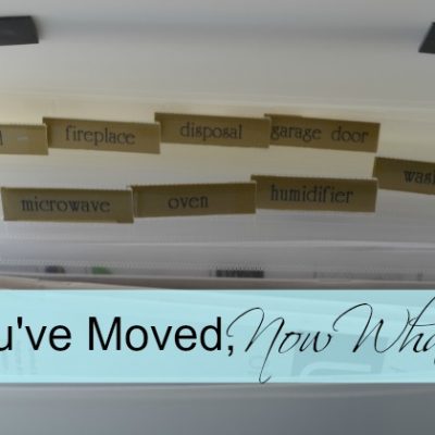 What to do After You’ve Moved