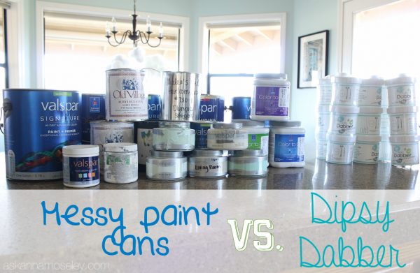 Organizing paint cans with Dipsy Dabber - Ask Anna