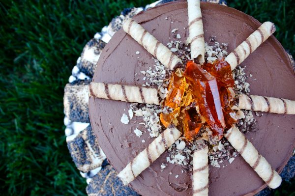 Campfire cake - Ask Anna