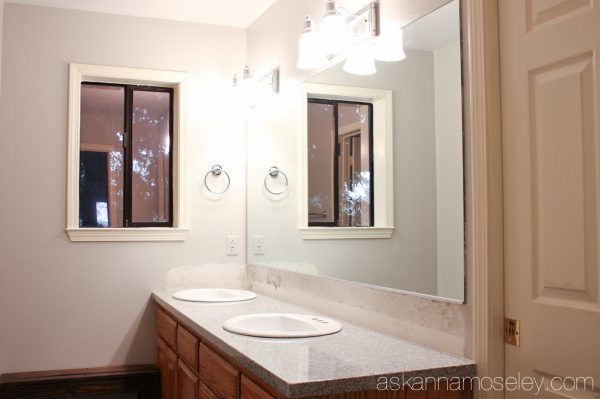 Guest bathroom makeover, before - Ask Anna