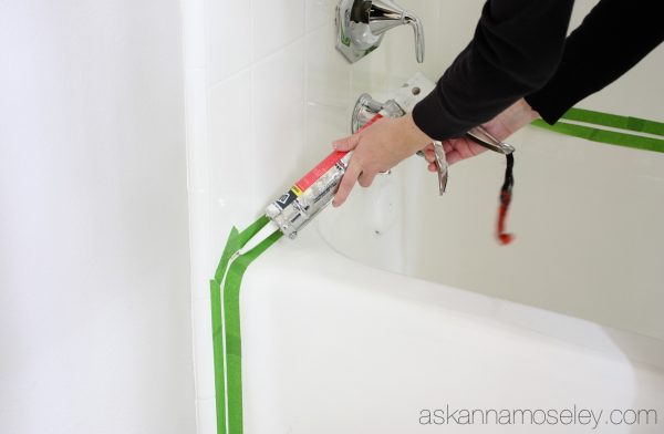 How to Caulk without Makeing a Mess - Ask Anna