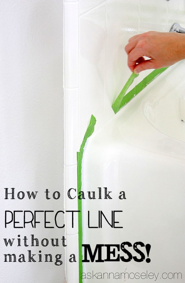 How to caulk a perfect line without making a mess - Ask Anna