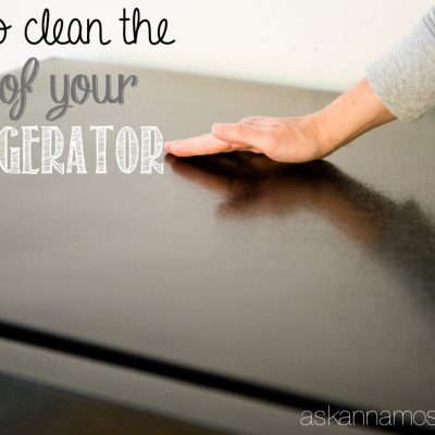 The Best Way to Clean the Top of the Refrigerator