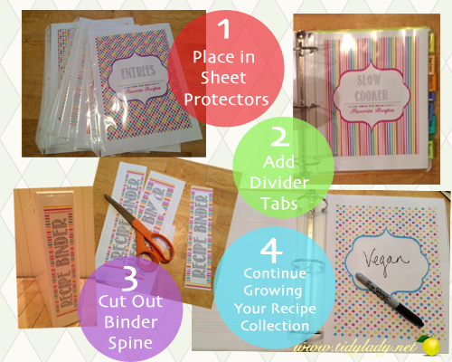 How to make a recipe binder - Ask Anna