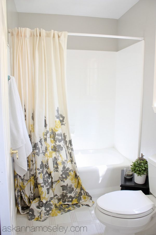 Guest Bathroom Makeover ~ From Pink to Fab