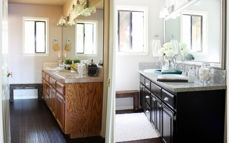 Bathroom makeover, before and after - Ask Anna