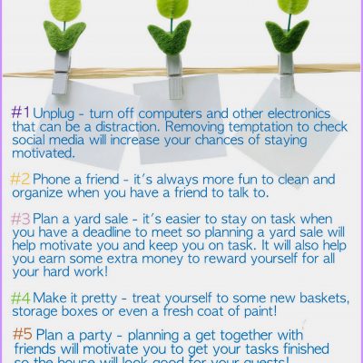 How to Stay Motivated when Spring Cleaning