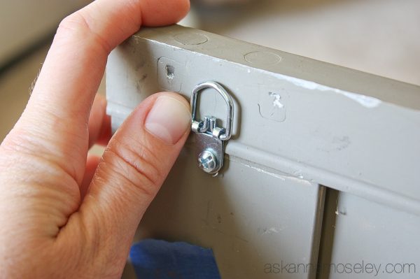 DIY towel rack from a shutter - Ask Anna