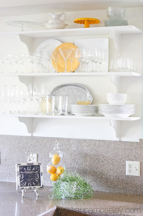 Open shelving in the kitchen - Ask Anna