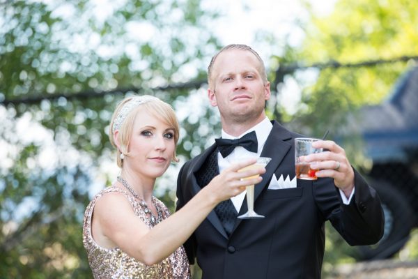 Celebrity couples themed party - Gatsby and Daisy Buchanan