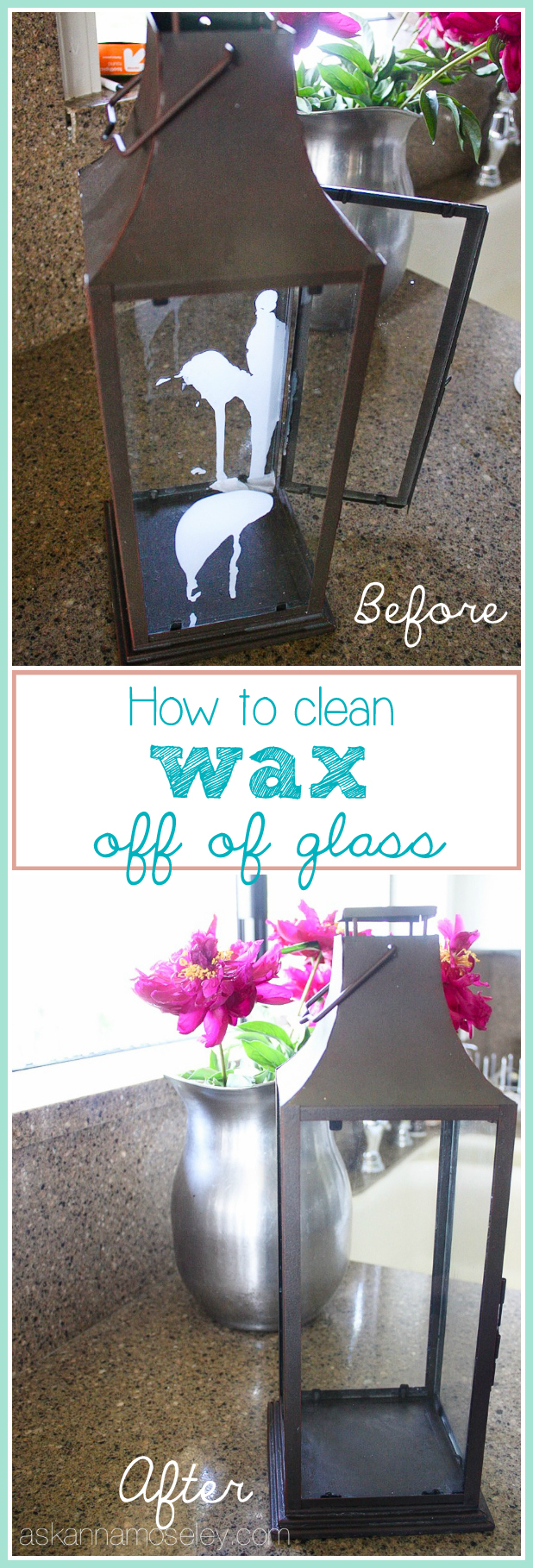 How to get wax off glass - Ask Anna