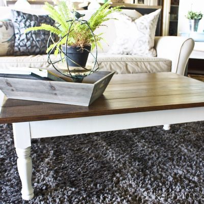 DIY coffee table - Ask Anna