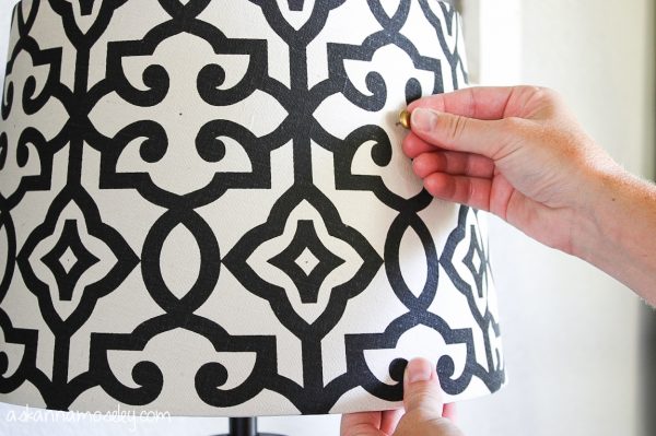 Lamp shade makeover, an Eddie Ross hack - Ask Anna