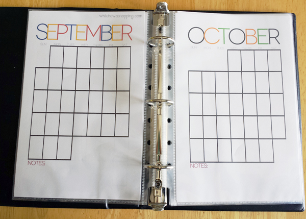 Printable Back to School Organizer Kit