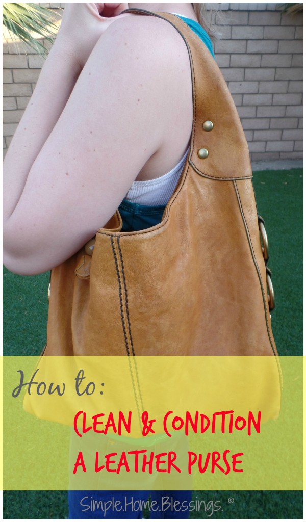 How to clean and condition a leather purse - Ask Anna