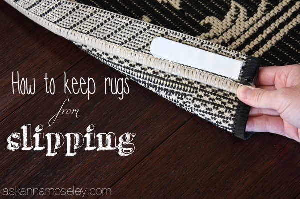 How to keep a rug from slipping - Ask Anna