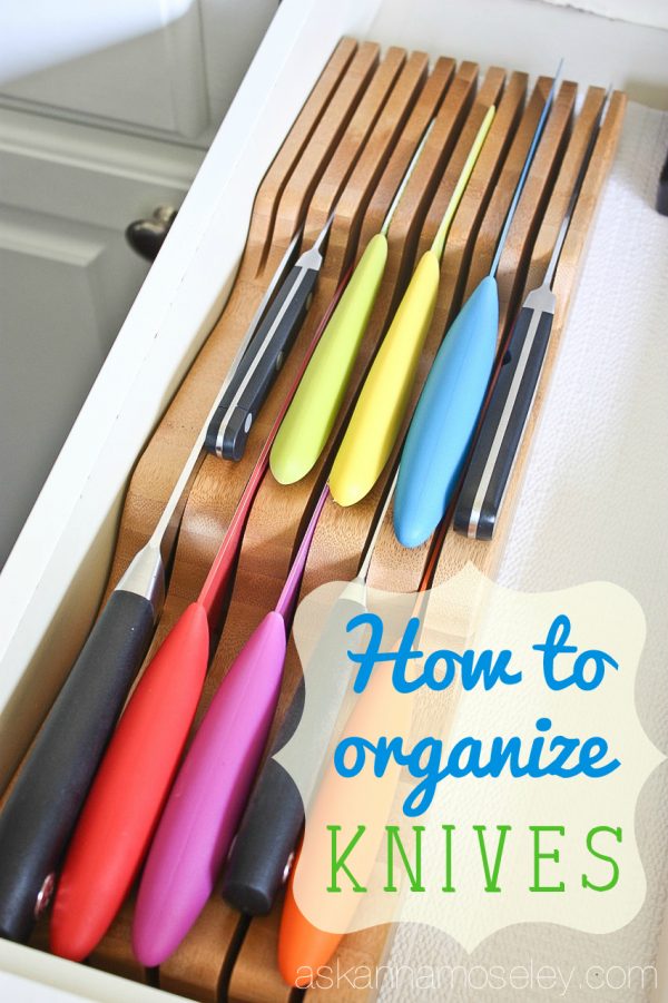 How to organize kitchen knives - Ask Anna