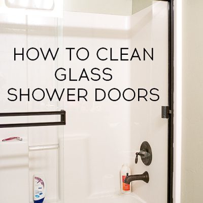 How to Clean Glass Shower Doors