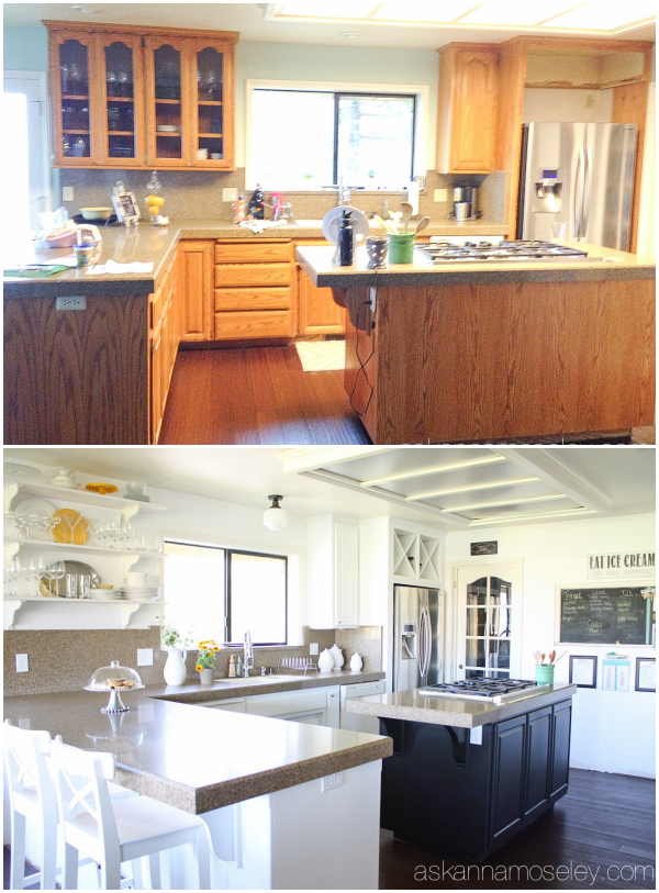 Kitchen before and after - Ask Anna