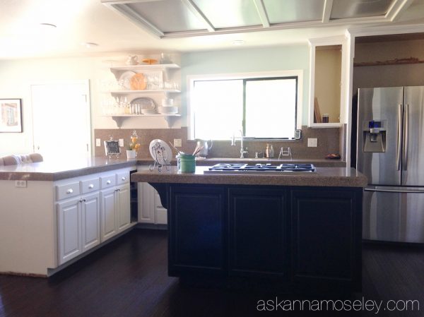 Black and white kitchen makeover - Ask Anna