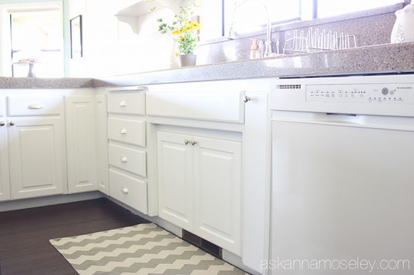 Black and white kitchen makeover - Ask Anna