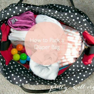 How to Pack an Organized Diaper Bag