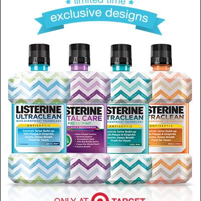 Fun, New Chevron Patterned Listerine Bottles