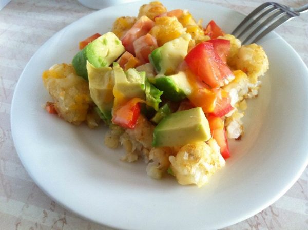 Loaded tater tot casserole