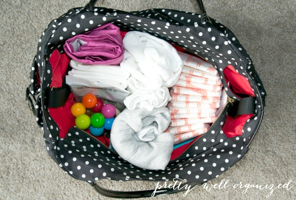 How to Pack an Organized Diaper Bag