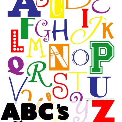 “ABC” Printable Typography Poster