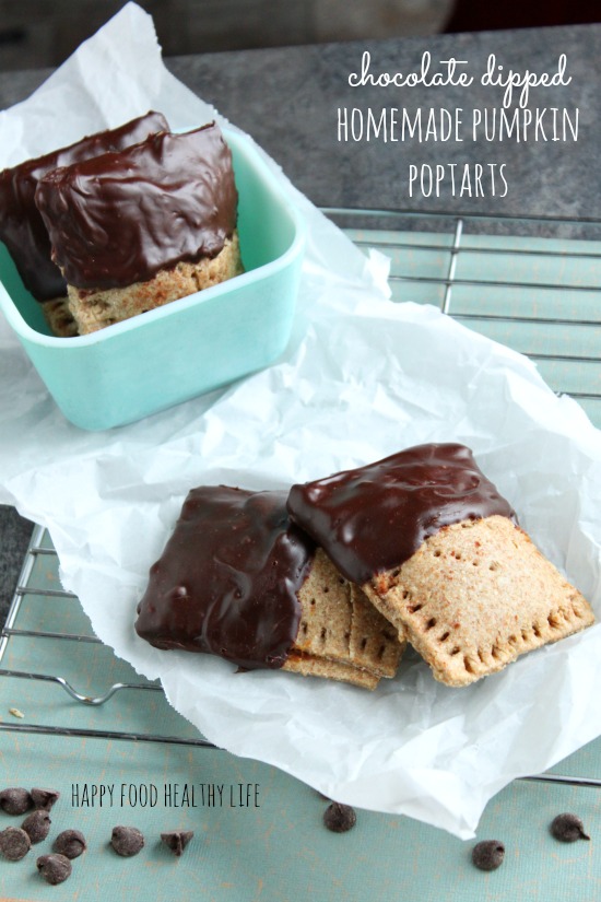 Chocolate Dipped Pumpkin Poptarts