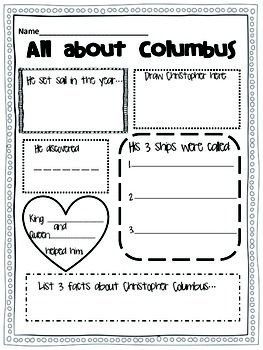 Columbus Day fact sheet