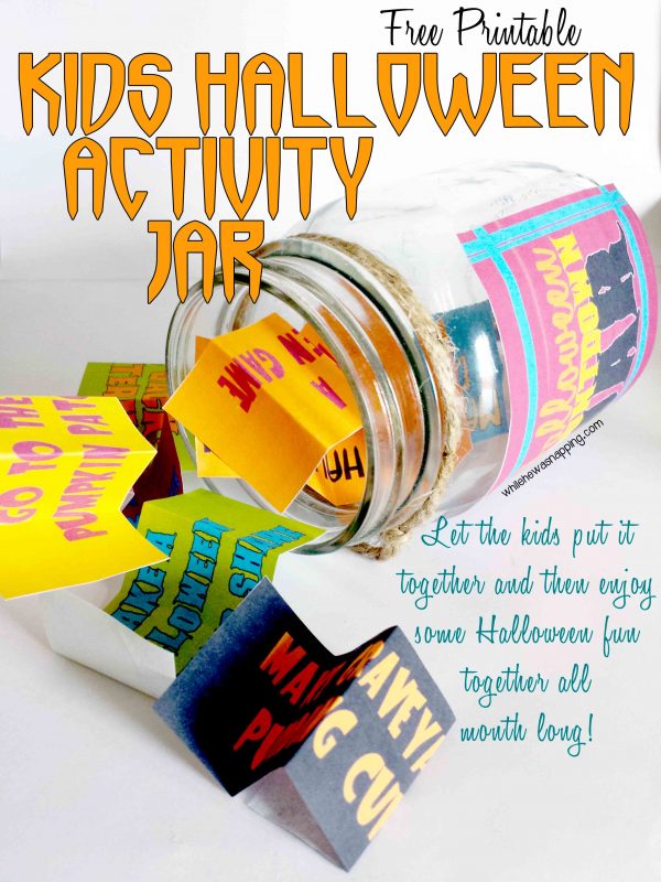 Kids' Halloween Activity Jar