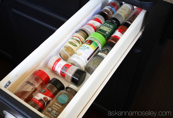 How to organize a spice drawer - Ask Anna