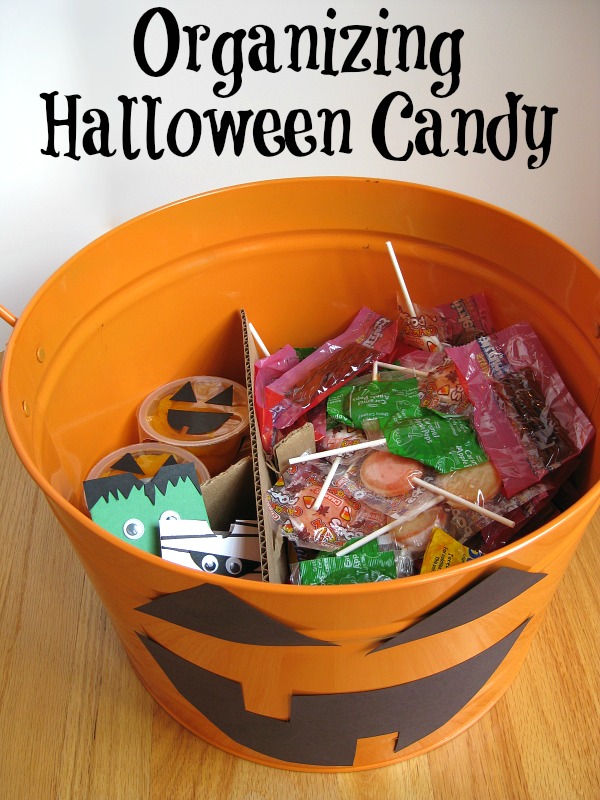 How to Organize Halloween Candy