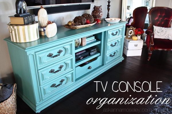 TV console organization - Ask Anna