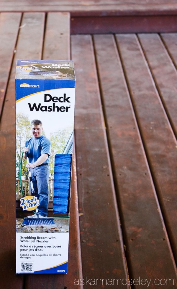 The easiest way to wash a deck - Ask Anna