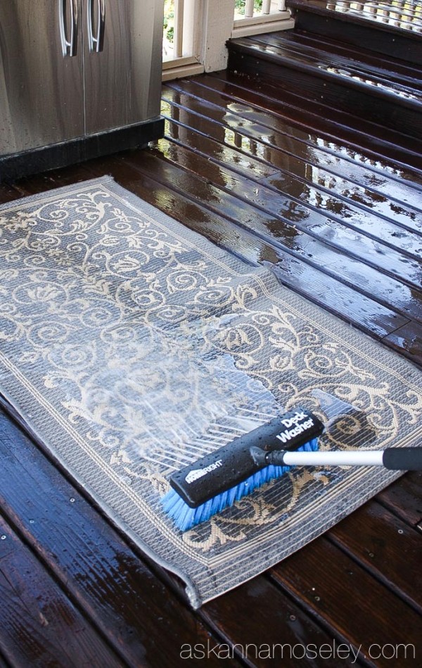 The easiest way to wash a deck - Ask Anna