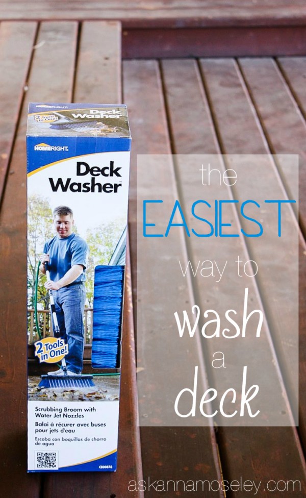 The easiest way to wash a deck - Ask Anna